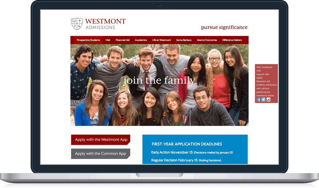 Westmont Admissions