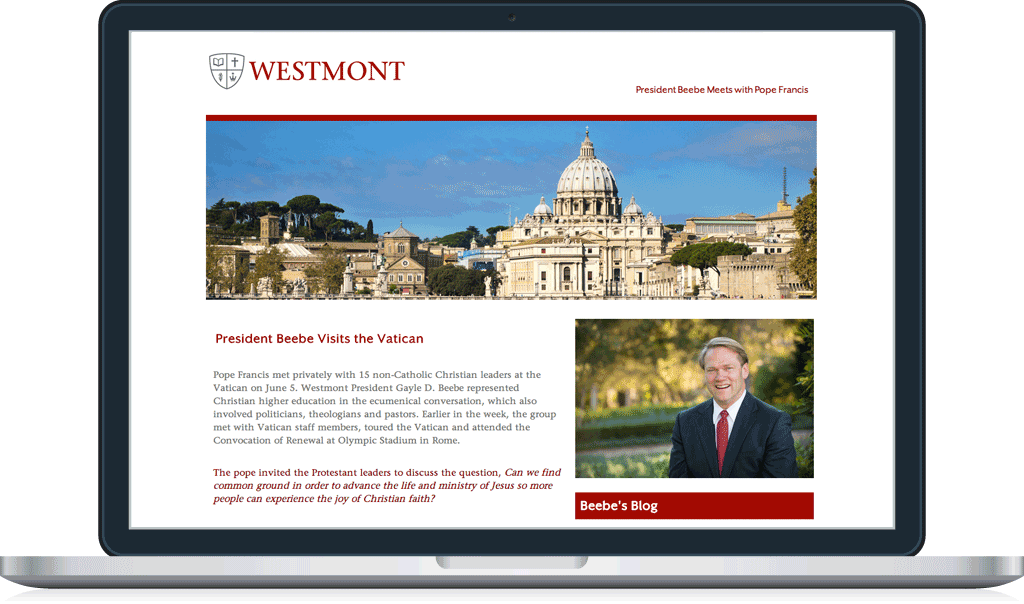Westmont Vatican Visit